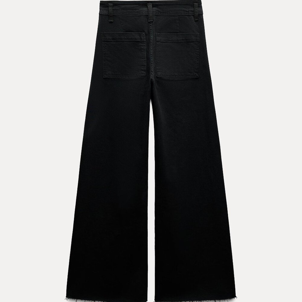 Zara Marine Jeans Size 4 Black Wash NWOT